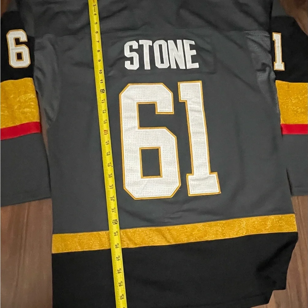 Vegas Golden Knights Mark Stone Jersey Sz Large #61 Climalite Captain - Picture 5 of 9